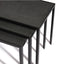 Slate Rectangle Nesting Tables With Black Frame