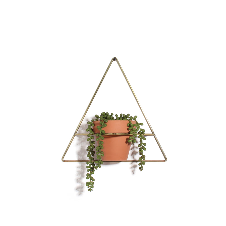 triangular plant pots Triangle Wall Planter – NewMade LA