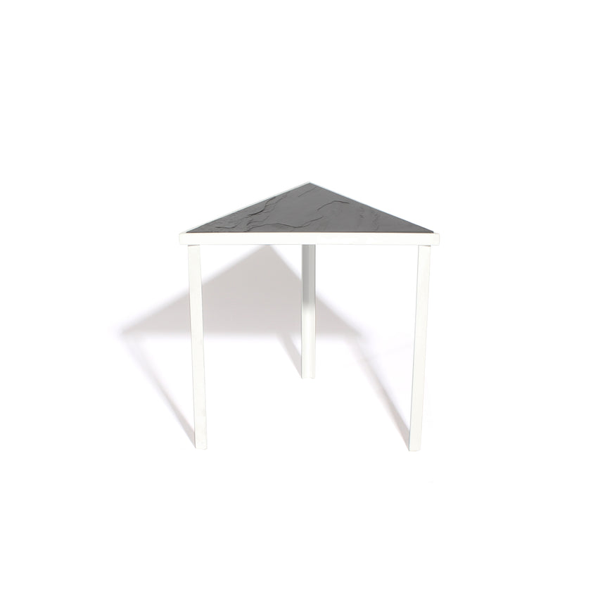 Slate Rectangle Nesting Tables With Black Frame