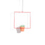 Square Hanging Planter -3 inch