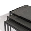 Slate Rectangle Nesting Tables With Black Frame